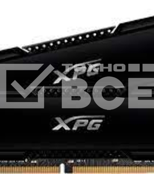 Оперативная память XPG Gammix D20, DDR4, 32GB (2x16GB), 3200MHz, CL16, UDIMM, с радиатором, черный