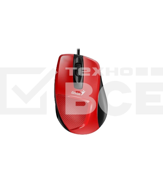 Мышь проводная Genius DX-150X красный, 1000 dpi, USB, кнопки - 3