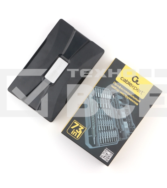 Отвертка с набором бит Cablexpert TK-SD-10R (73 предмета)