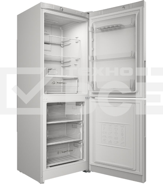 Холодильник Indesit ITR 4160 W белый двухкамерный 179/78л морозилка снизу