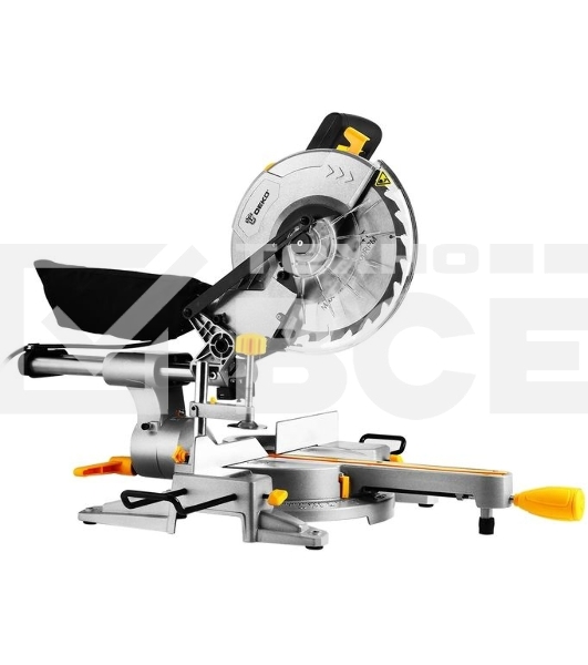 Торцовочная пила Deko DKMS2200-255 Laser 2200Вт 4500об/мин d=255мм