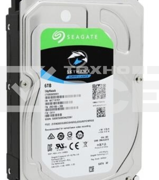 Жесткий диск Seagate 6TB 5400rpm SATA 6GB/S 256MB ST6000VX001 Seagate SkyHawk