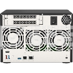 Сетевое хранилище без дисков SMB QNAP TVS-675-8G NAS, 6-tray w/o HDD, 2xM.2 SSD Slot, 1xHDMI-port. CPU 8-сore 64-bit x86 KX-U6580 2.5 GHz, 8GB DDR4 (1 x 8GB) up to 64GB (2 x 32GB), 2x 2.5 Gigabit LAN, фото 1
