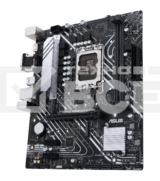 Материнская плата ASUS PRIME B660M-K D4, Socket LGA 1700, Intel B660, 2xDDR4, 4xSATA, 2xM.2, 1xPCIe 4.0 x16, 2xPCIe x1, 1xHDMI, 1xVGA, 1x 1Gb LAN, 4xUSB-A 3.2 Gen 1, 2xUSB-A 2.0, 3x3.5 мм, 7.1, mATX