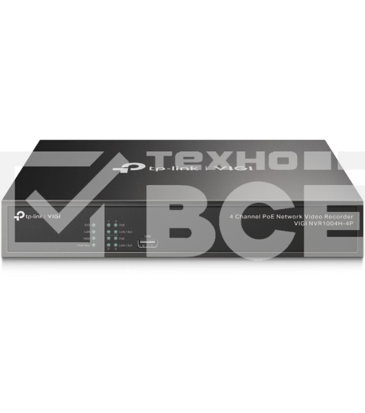 Сетевой видеорегистратор 4 Channel PoE Network Video Recorder