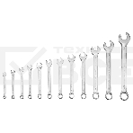 Набор комбинированных ключей Gross 15149 (6-22мм) 12 шт CrV холодный штамп, фото5