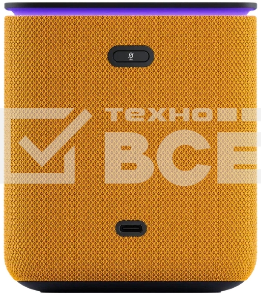 Умная колонка Яндекс Станция Миди, ZigBee, 24Вт, с голосовым ассистентом Алиса на YaGPT, оранжевый