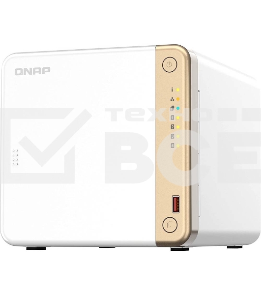 Сетевое хранилище NAS Qnap Original TS-462-4G 4-bay настольный Celeron N4505