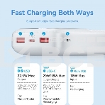 Портативный аккумулятор Vention 20000mAh(M/C-A/A)22.5W Черный с LED Дисплеем, фото6