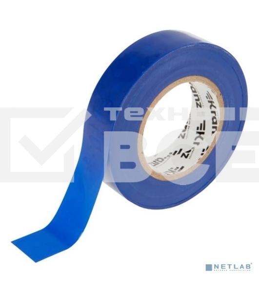 Изолента ПВХ Kranz 0,13х19 мм, 25 м, синяя