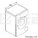 Стирально-сушильная машина Bosch WNC254A0ME белый, загр.фронтальная, макс.: 10,5 кг, 1400 об/мин, класс: D, фото5