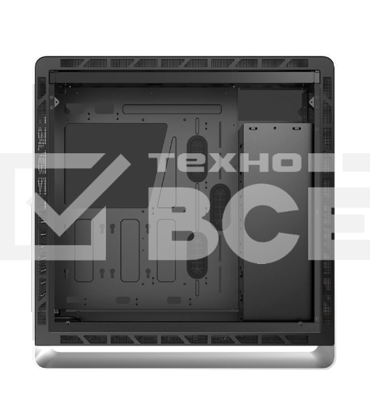 Корпус без блока питания JONSBO UMX6S-A, Midi-Tower, no fun, 2xUSB-A 3.2 + 2xUSB-A 2.0 + 1xUSB-C 3.2, E-ATX, ATX, mATX, mITX Silver