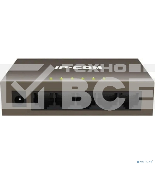 Коммутатор неуправляемый IP-COM F1005 5 портов, 5x100 Мбит/с, настольный