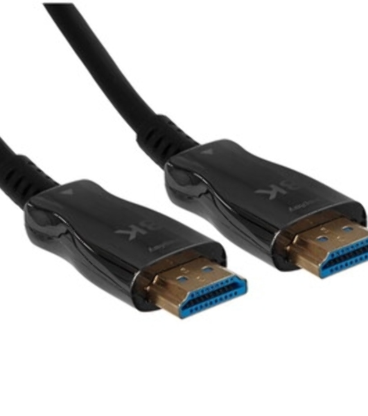 Кабель HDMI AOC-HM-HM-20M Wize, оптический, 20 м, 4K/60HZ, v.2.0, ARC, 19M/19M, черный, коробка