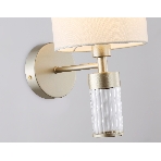 Настенный светильник Ambrella light LH71305 CGD/WH золото/белый E14 max 40W 220*150*260, фото5