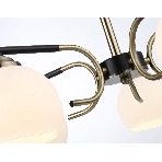 Светильник Ambrella light TR303312/5 BK/SB/FR черный/бронза/белый матовый E27*5 max 60W D560*250, фото5