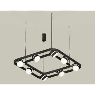 Светильник Ambrella light XB9182152/8 SBK/FR черный песок/белый матовый GX53 (C9182, N8445)