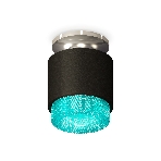 Светильник Ambrella Light XS7511082 SBK/PSL/BL черный песок/серебро полированное/голубой MR16 GU5.3 (N7927, C7511, N7194), фото4
