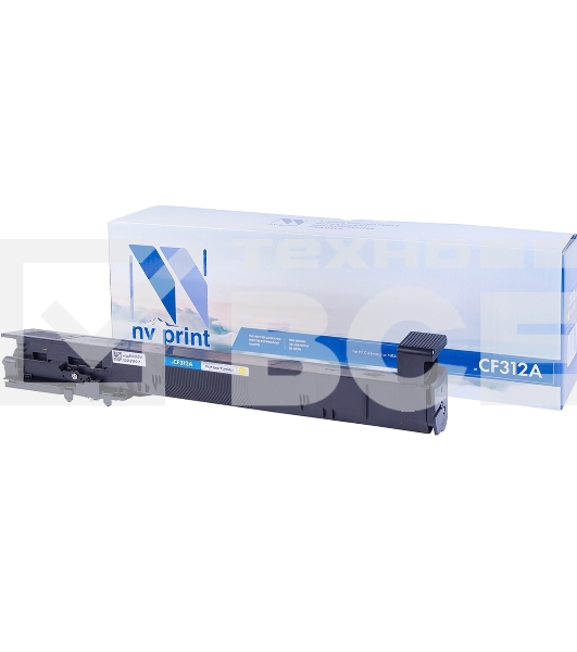 Картридж лазерный NVPrint совместимый HP CF312A Yellow для LJ M855dn/M855x/M855x/M855xh (31 500k)