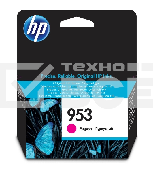 Картридж струйный HP 953 F6U13AE пурпурный для HP OJP 8710/8715/8720/8730/8210/8725 (700стр.)