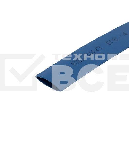 Трубка термоусаживаемая Rexant 8.0/4.0мм синяя. ролик 2.44м