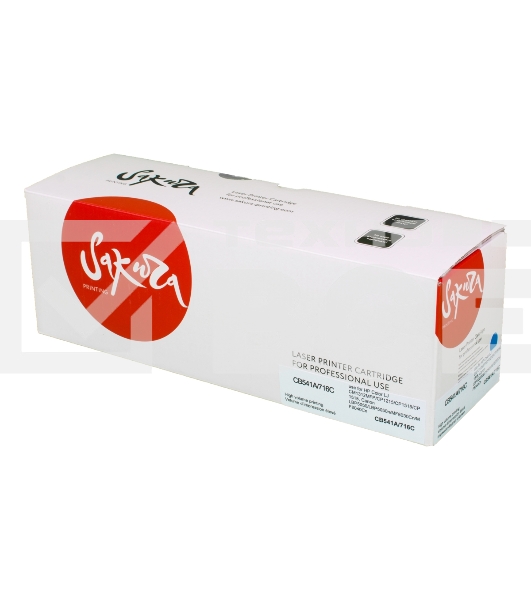 Картридж лазерный Sakura CB541A/716C для HP Color LJ CM1312MFP/CP1215/CP1515/CP1518, Canon LBP5050, LBP5050n, MF8030Cn, MF8040Cn, MF8050Cn, MF8080Cw 1980B002 синий, 1500 к.