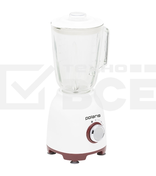 Блендер стационарный Polaris PTB 0821G Белый/Красный