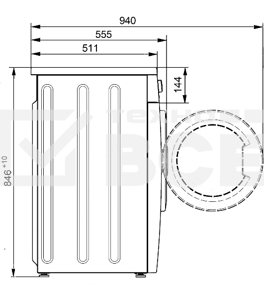 Стиральная машина Atlant СМА 70С107-000 белый, загрузка фронтальная 7 кг, 1000 об/мин., класс: А++