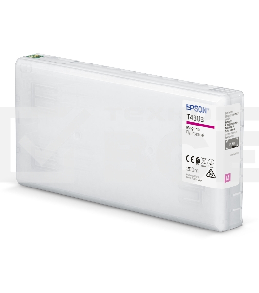 Картридж струйный Epson T43U (C13T43U340) пурпурный (200 мл) для SureLab SL-D800