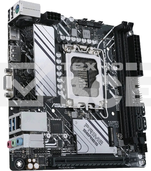 Материнская плата ASUS PRIME H610I-PLUS D4-CSM, LGA 1700, Intel H610, 2xDDR4, 4xSATA, 1xM.2 PCIe 3.0 x4, 1xPCIe 4.0 x16, 1xHDMI, 1xDP, 1xVGA, 2xUSB-A 3.2 Gen 1, 2xUSB-A 2.0, 1x 1Gb LAN, 3x3.5 мм, 7.1, Mini-ITX