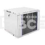 Шкаф настенный ЦМО ШРН-Э-9.500 9U 600x520мм пер.дв.стекл несъемные бок.пан. серый, фото11
