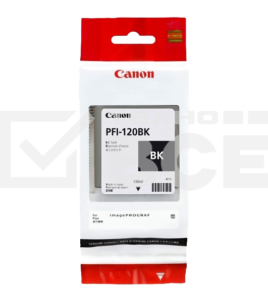 Картридж струйный Canon PFI-120 BK 2885C001 черный (130 мл) для Canon imagePROGRAF TM-200/205