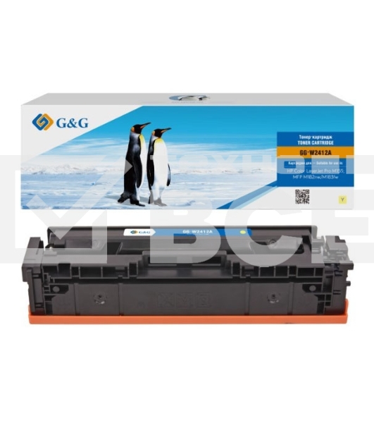 Картридж лазерный G&G GG-W2412A желтый (850стр.) для HP Color LaserJet Pro M155;MFP M182nw/M183fw