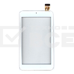 Сенсорное стекло (тачскрин) для Евросеть E-TAB 7.11, белое с рамкой, фото3