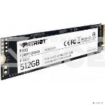 Накопитель SSD Patriot P300, 512GB, PCIe 3.0 x4, M.2 2280, NVMe, R/W 1700/1200, фото2