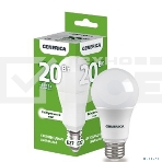 Лампа светодиодная A60 груша 20Вт 230В 4000К E27 GENERICA, фото 1