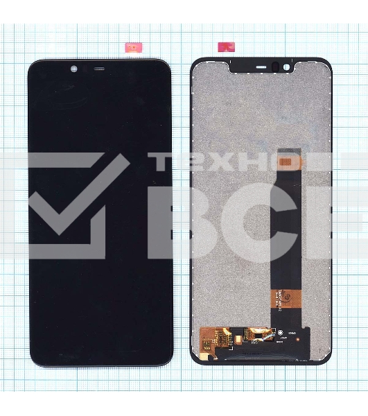 Дисплей для Nokia 5.1 Plus, черный