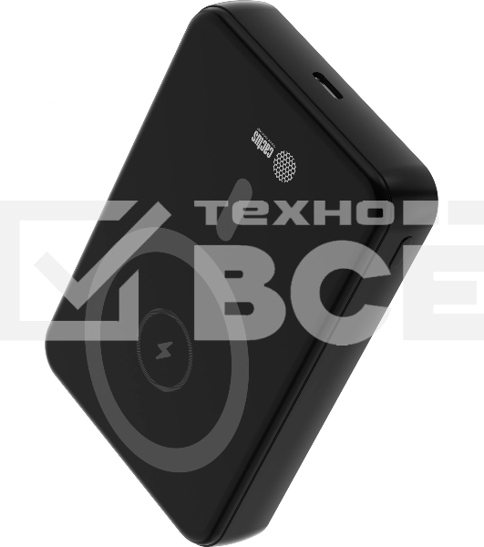 Мобильный аккумулятор Cactus CS-PBFSUA-10000 10000mAh 22.5W 4.5A USB-C беспров.зар. черный