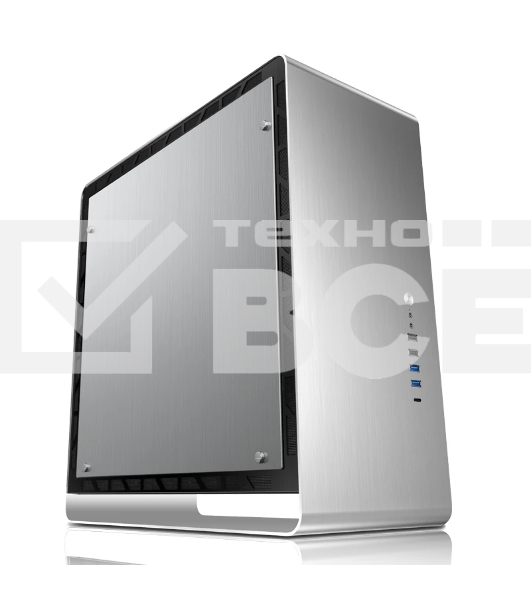 Корпус без блока питания JONSBO UMX6S-A, Midi-Tower, no fun, 2xUSB-A 3.2 + 2xUSB-A 2.0 + 1xUSB-C 3.2, E-ATX, ATX, mATX, mITX Silver
