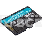 Флеш карта microSDXC 64Gb Kingston SDCG4/64GbSP Canvas Go! Plus V30 A2 w/o adapter, фото4