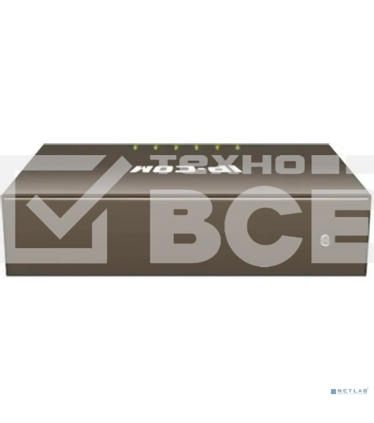 Коммутатор неуправляемый IP-COM F1005 5 портов, 5x100 Мбит/с, настольный