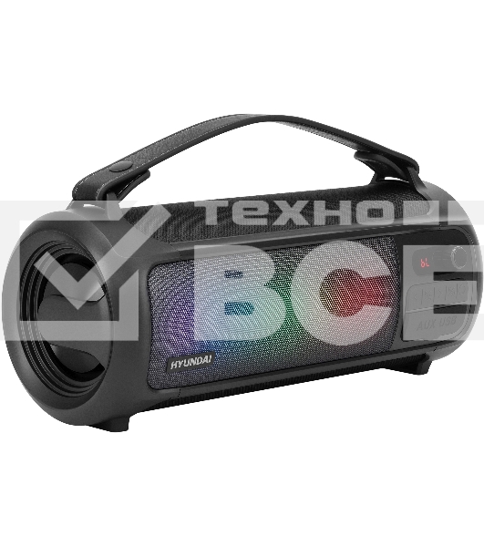 Портативная колонка Hyundai H-PS1025 черный 40W 2.0 BT 10м 3000mAh