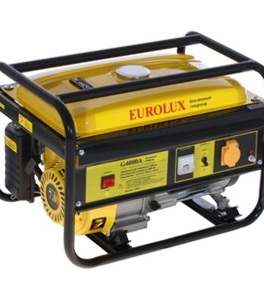Электрогенератор бензиновый Eurolux G4000A, 3.3 кВт, 68 дБ, 39 кг