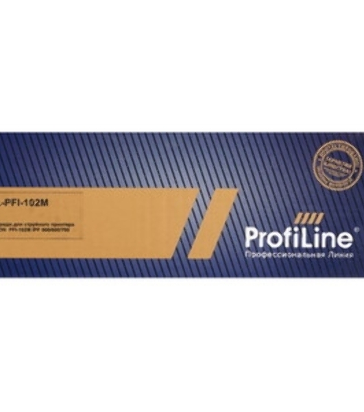 Картридж струйный ProfiLine PL-PFI-102M для принтеров Canon IPF510/IPF605/IPF610/IPF650/IPF655/IPF710/IPF750/IPF755/IPF760/IPF766 с чернилами Magenta