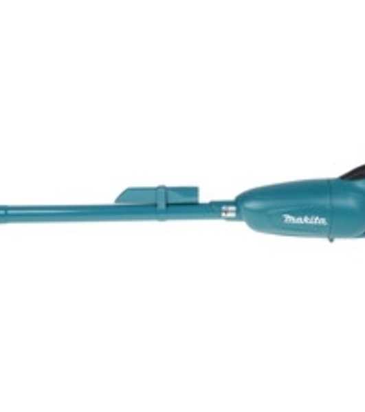 Строительный пылесос Makita DCL180Z синий, питание от аккумулятора, 30 Вт, уборка сухая, пылесборник 0.65 л, без АКБ, без ЗУ (работа от АКБ max 20 мин)