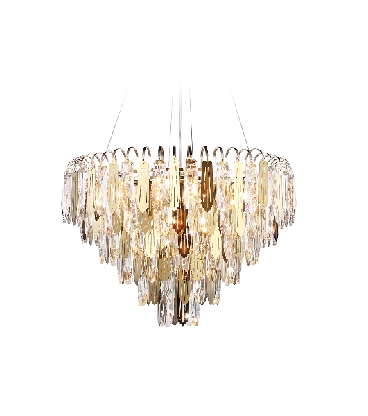 Светильник Ambrella light TR5258/11 SGD/CL золото/прозрачный E27*11 max 40W D600*400