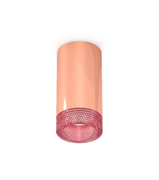 Светильник Ambrella Light XS6326010 PPG/PI золото розовое полированное/розовый MR16 GU5.3 (C6326, N6152)