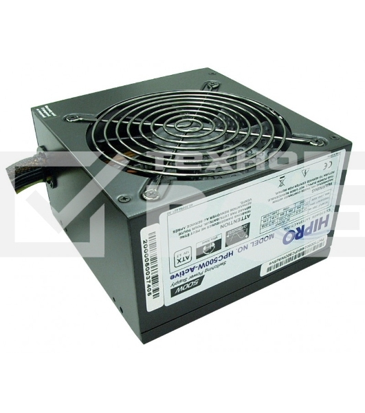 Блок питания Hipro ATX 500W HPC500W-Active 80 PLUS  bronze (24+4+4pin) APFC 120mm fan 4xSATA RTL