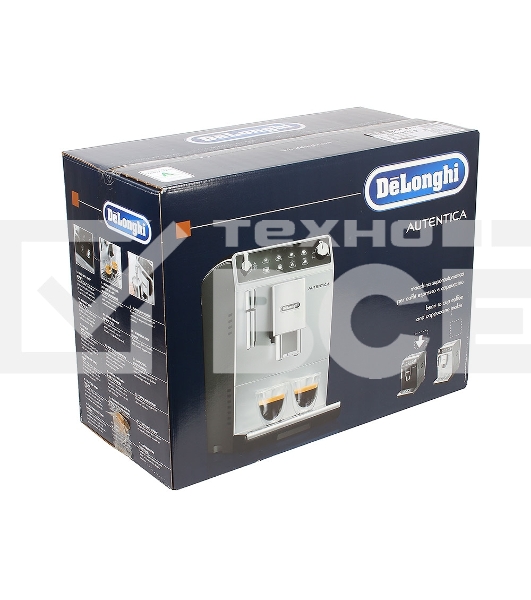 Кофемашина автоматическая DeLonghi ETAM 29.510.B чёрный, исп. кофе - зерновой/молотый, 1.3 л, 1450 Вт, 15 Бар.