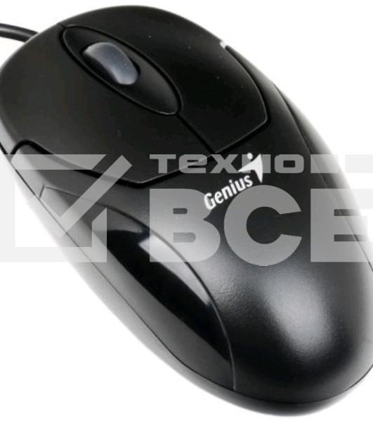 Мышь проводная Genius XScroll V3 черный, 1000 dpi, USB, кнопки - 3